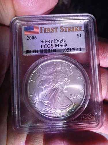 2006年 シルバーイーグル PCGS MS69 ファーストストライク