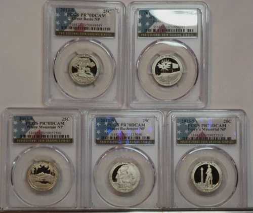 2013年 Sクラッド国立公園クォーターセット PCGS PR70DCAM