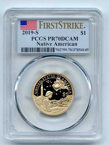 2019 S $1 サカガウィア・ダラー PCGS PR70DCAM ファースト・ストライク