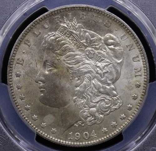 1904-O モルガン銀貨 PCGS MS63