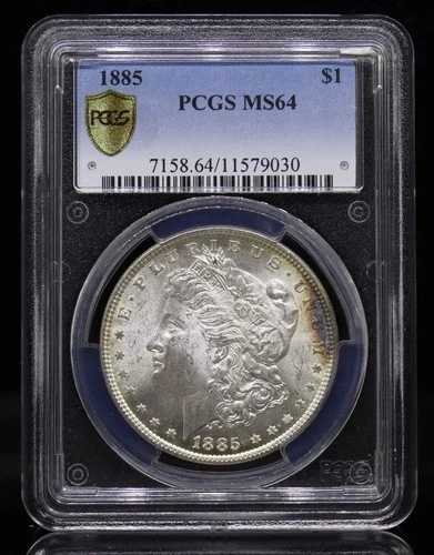 1885年モルガン・ダラー PCGS MS64