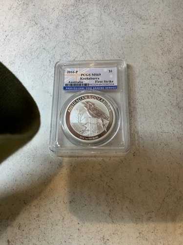 2016-P オーストラリア .999 シルバー $1 クッカバラ、PCGS MS69 ファーストストライク