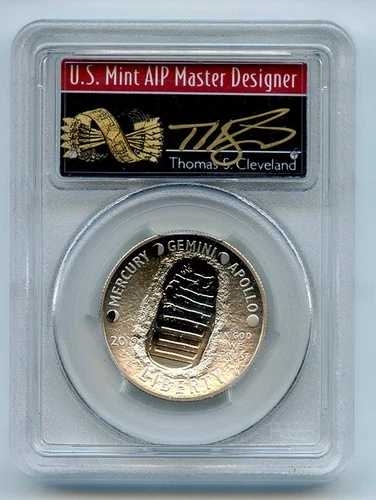 2019 S 50C アポロ11号記念 PCGS PR70DCAM トーマス・クリーブランド・アローズ