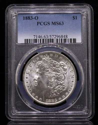 1883-O モルガン銀貨 PCGS MS63