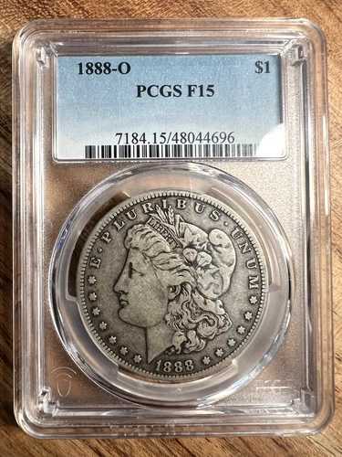 1888-O モルガン・ダラー、PCGS グレード F15