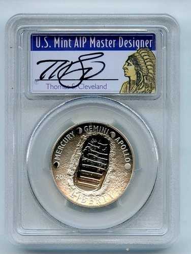 2019 S 50C アポロ11号記念 PCGS PR70DCAM トーマス・クリーブランド・ネイティブ