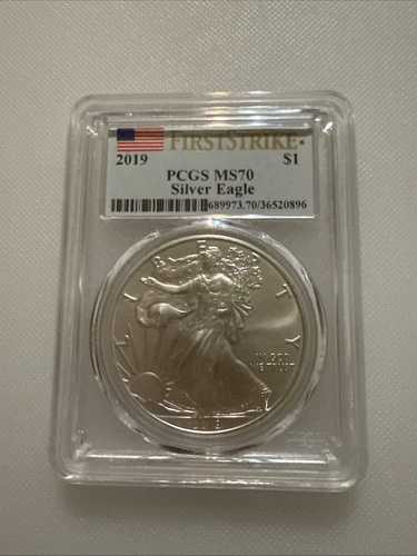 ファーストストライク 2019 PCGS MS70 シルバーイーグルコイン