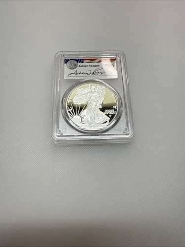 2022年 アメリカン シルバー イーグル PCGS MS69 レーガン レガシー シリーズ サイン入り アシュリー レーガン