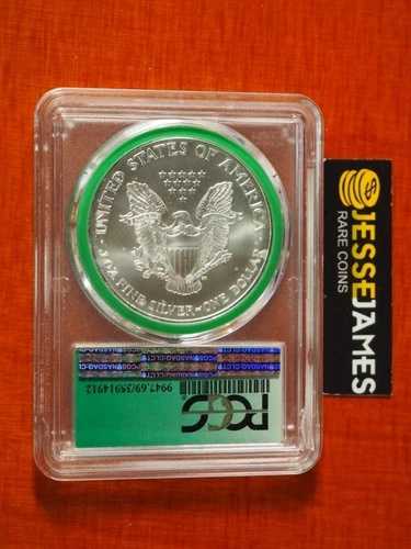 1999年 1ドル アメリカン シルバー イーグル PCGS MS69 米国直送 ミント未開封 モンスターボックス