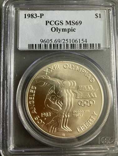 1983-P PCGS MS69 オリンピック記念ドル