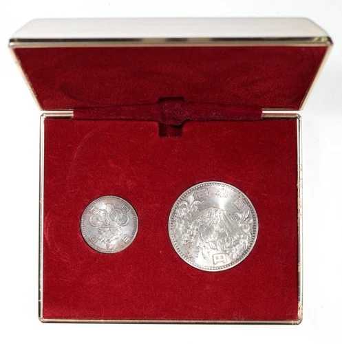 1964年 日本 1000円 & 100円 東京オリンピック 銀貨 ケース付き BU