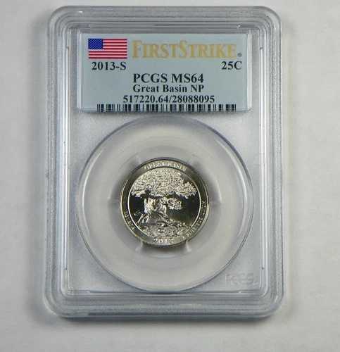 2013-S グレートベースン国立公園 クォーター 未流通 PCGS MS64 20枚セット 47,520円