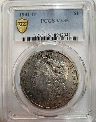 1901 O $1 VF35 PCGS ~ モーガン シルバー ドル 7274.35/48942941