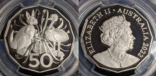 2022年 プルーフ フィフティセント 50セント ぬいぐるみ オーストラリア PCGS PR69DCAM FDC UNC #3178 56,870円