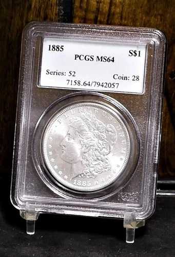 1885年モルガン・ダラー - PCGS MS64 (#60430-L)