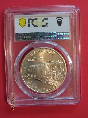 1990-W アイゼンハワー記念銀貨「PCGS MS69」