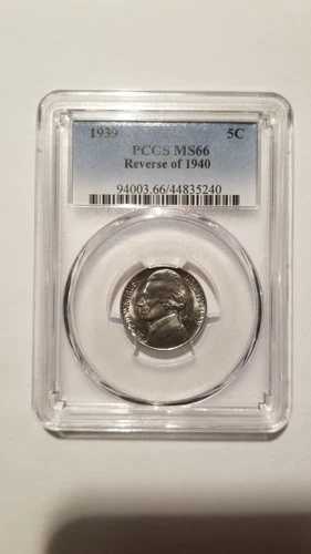 1939年ジェファーソン・ニッケル - PCGS MS66 1940年裏面 48,180円