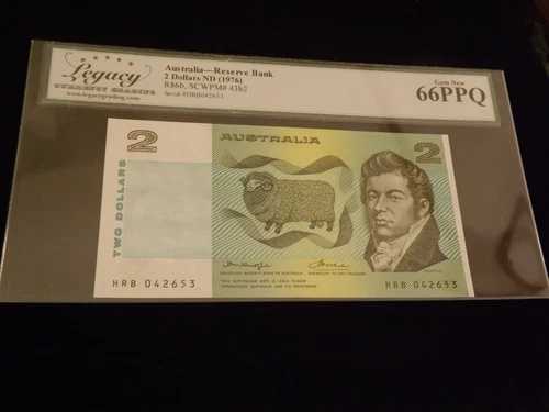 1976年 2ドル オーストラリア オーストラリア準備銀行 PCGS 66PPQ