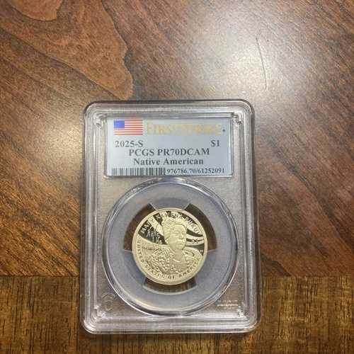 2025-S サカガウィア ネイティブアメリカン ドル PR70DCAM ファースト ストライク PCGS!!