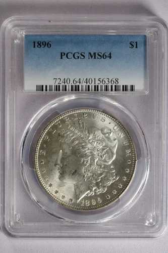 1896年モルガン・ダラー - PCGS MS64