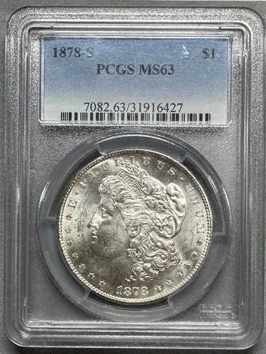 1878-S モルガン・ダラー PCGS MS63