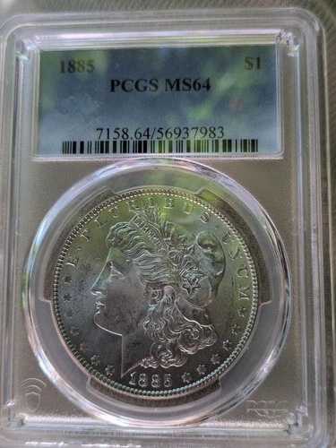 1885年モルガン・ダラー - PCGS MS -64