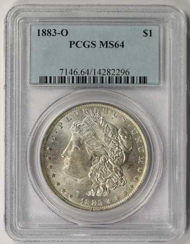 1883-O モルガン・ダラー $1 MS 64 PCGS