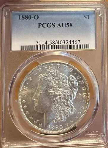 1880-O PCGS AU58 モルガン銀貨 48,840円