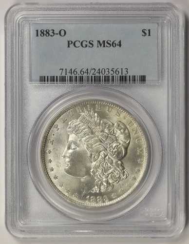 1883-O モルガン・ダラー $1 MS 64 PCGS