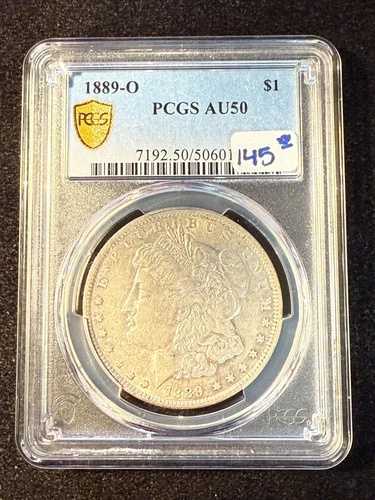 1889年 O モルガン・ダラー PCGS AU50