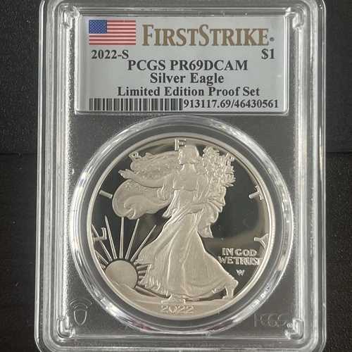 2022-S PCGS PR69DCAM 1ドル シルバーイーグル ファーストストライク (1380)