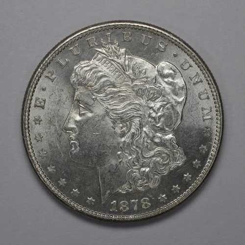 1878 S モルガン銀貨 UNC