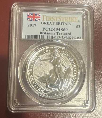 2017年 2ドル ファーストストライク イギリス PCGS MS 69