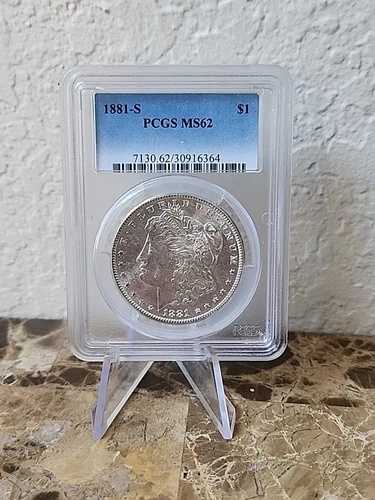 MS62 1881-S モルガン銀貨 PCGS コイン