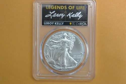 2021年 1ドル アメリカン シルバー イーグル 1オンス PCGS MS70 ルロイ・ケリー タイプ2