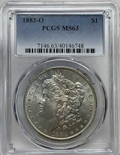 1883年 O モルガン銀貨 PCGS MS63
