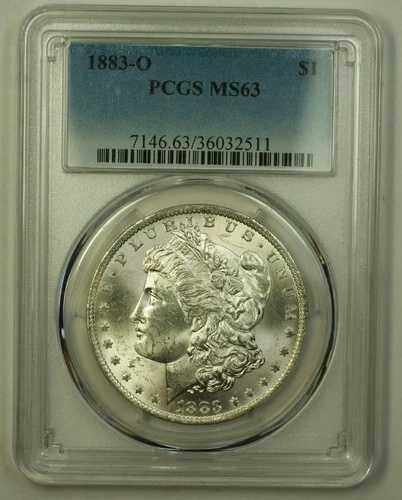 1883-O モーガン シルバードル 1ドルコイン PCGS MS-63 BU チョイス 未流通 (19) A