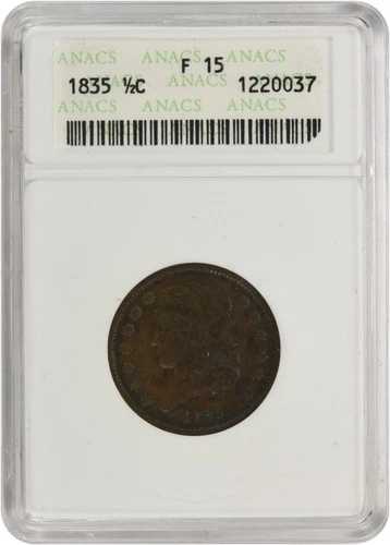 1835 ハーフセント F15 ANACS