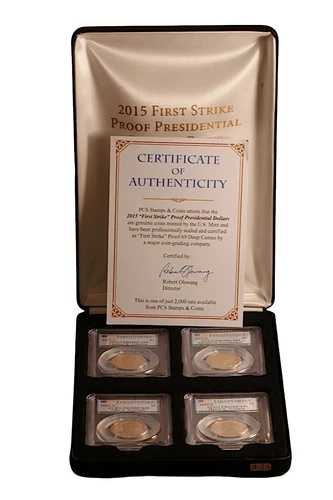 2015年 ファーストストライク USA プルーフ プレジデンシャルセット PCGS PF69 DCAM 米国