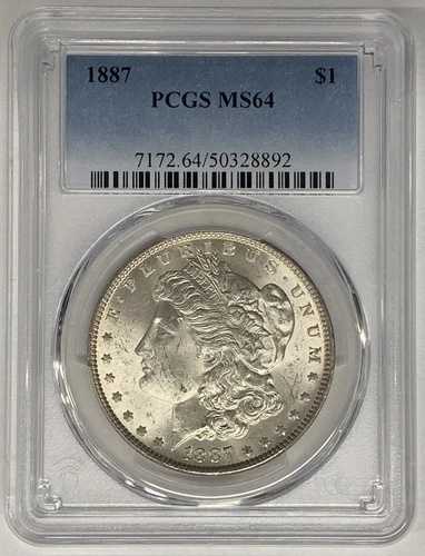 1887年 モルガン銀貨 PCGS MS 64 (15) 50,820円