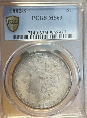 1882-S PCGS MS63 モルガン銀貨