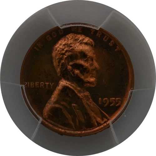 PR64RB 1955年 レッドブラウンウィート リンカーン ペニー PCGS プルーフ P-ミント 完全未使用コインの1つ