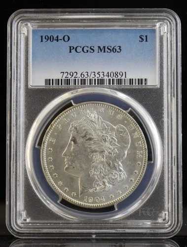 1904-O モルガン銀貨 PCGS MS63