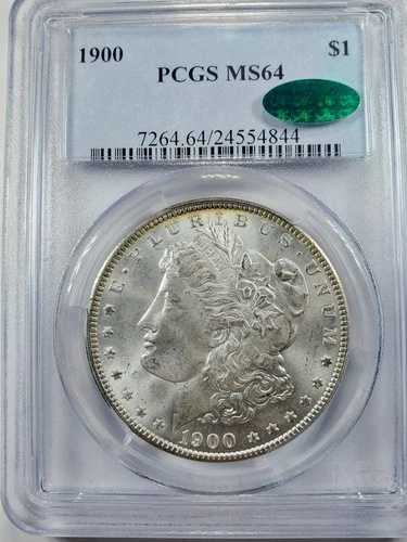 1900年 モルガン銀貨 PCGS & CAC MS64