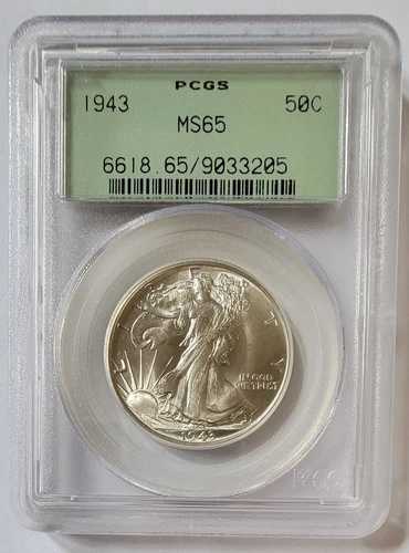 1943年 PCGS MS65 ウォーキング・リバティ・ハーフダラー