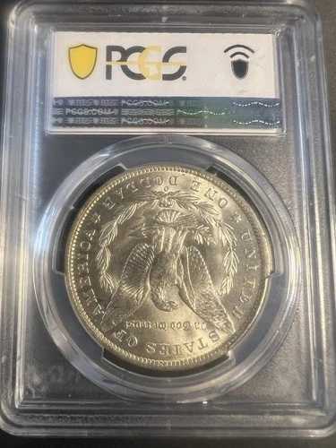 1885-O ニューオーリンズ モルガン銀貨、PCGS MS 63
