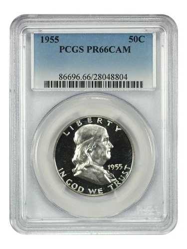 1955年 50セント PCGS PR66CAM - フランクリン ハーフダラー