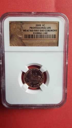 2009 リンカーン セント プロフェッショナル ライフ NGC MS67 レッド ファースト デイ