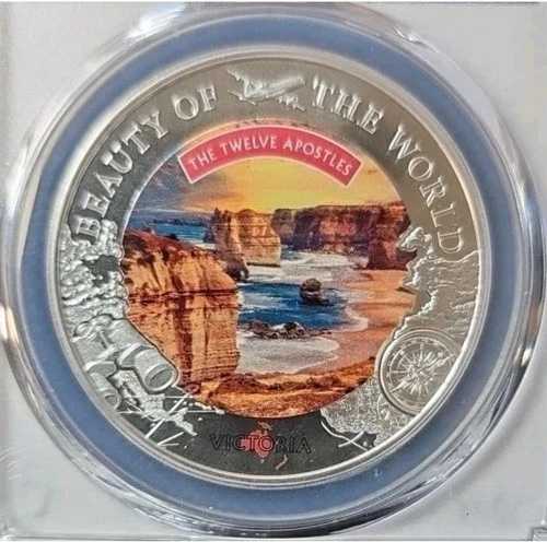 |世界の美| PCGS MS70 2024 クック諸島 5ドル（十二使徒）