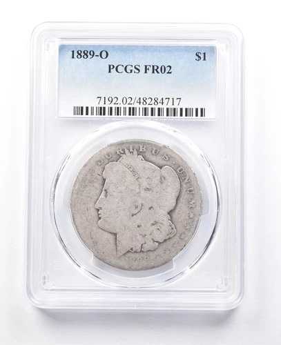 FR02 1889-O モルガン銀貨 PCGS ローボール *3813